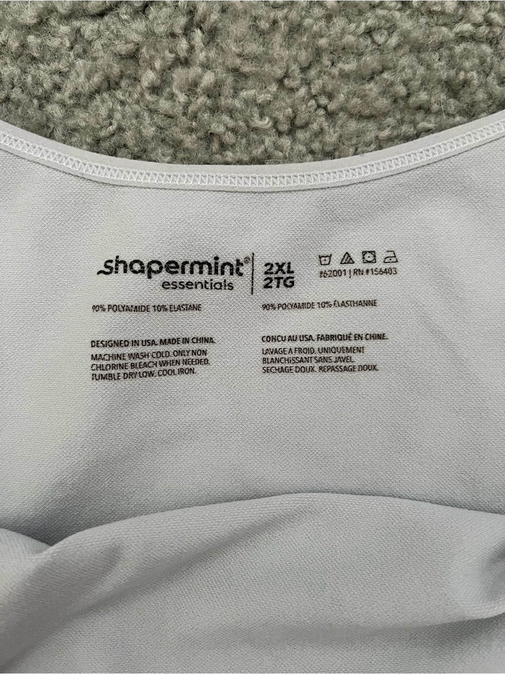 Shapermint Essentials Gray Seamless Adjustable-Strap Camisole - Picture 5 of 5